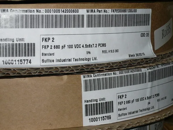 [SA]WIMA немецкий Weimar 680P 100V ряд с красными ножками 5m оригинальный диск со склада