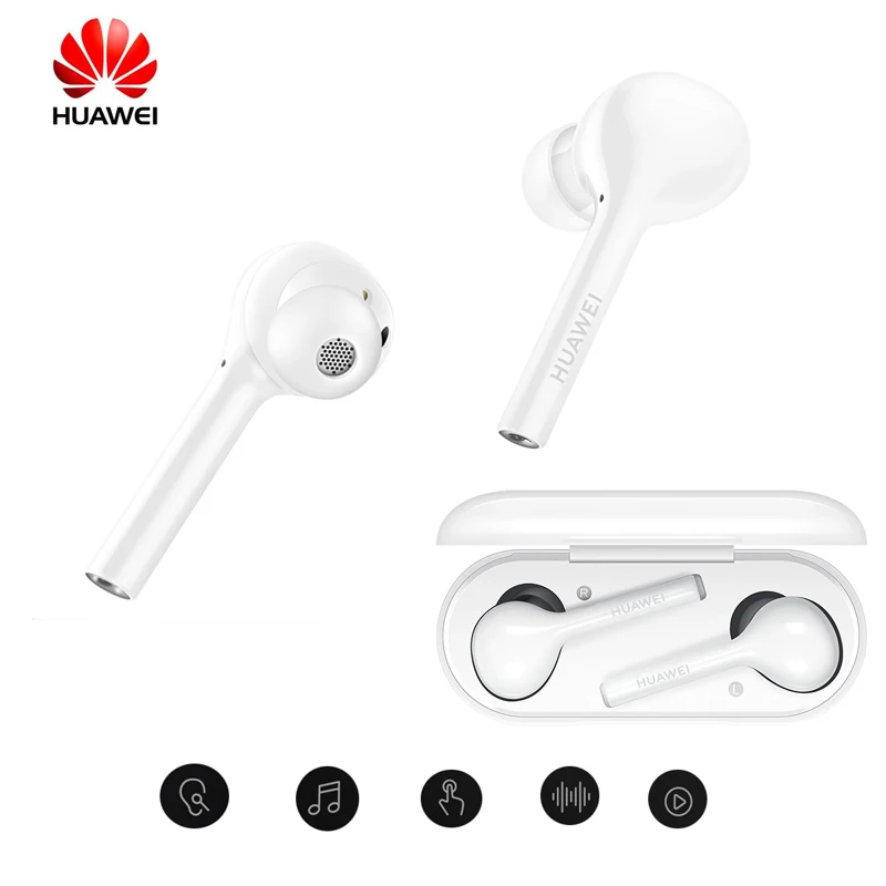В наличии HUAWEI FreeBuds беспроводной Bluetooth наушники с микрофоном Музыка SportFashion Touch