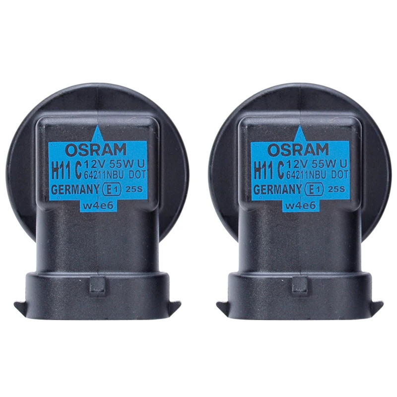 OSRAM Night Breaker H11 12 В 55 Вт автомобильная лампа для фар ближнего света, галогеновая лампа дальнего света [110% ярче цветовая температура 3900 K]