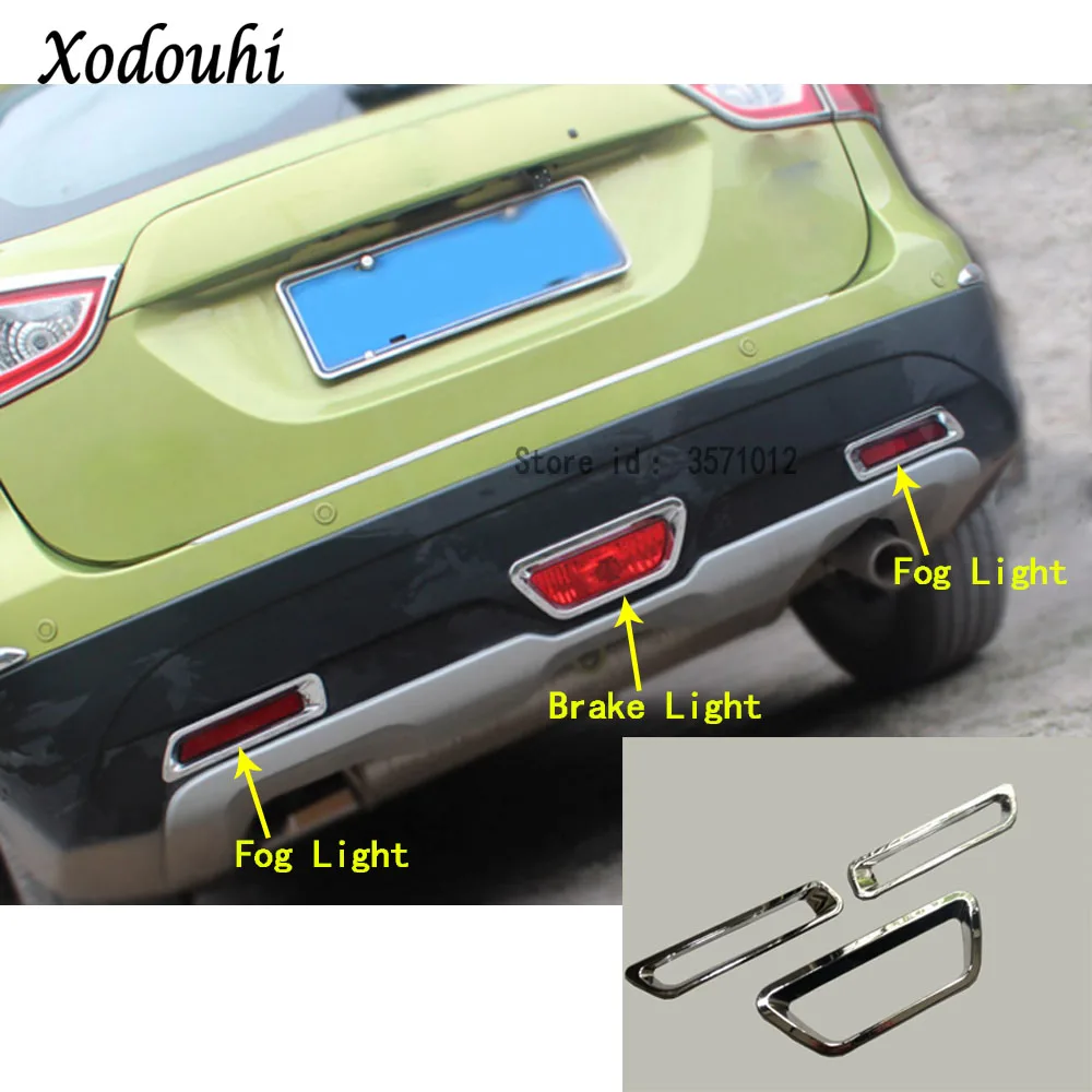 Для Suzuki S-cross scross SX4 2014 2015 2016 крышка ABS хромированная лампа задний стоп-сигнал +