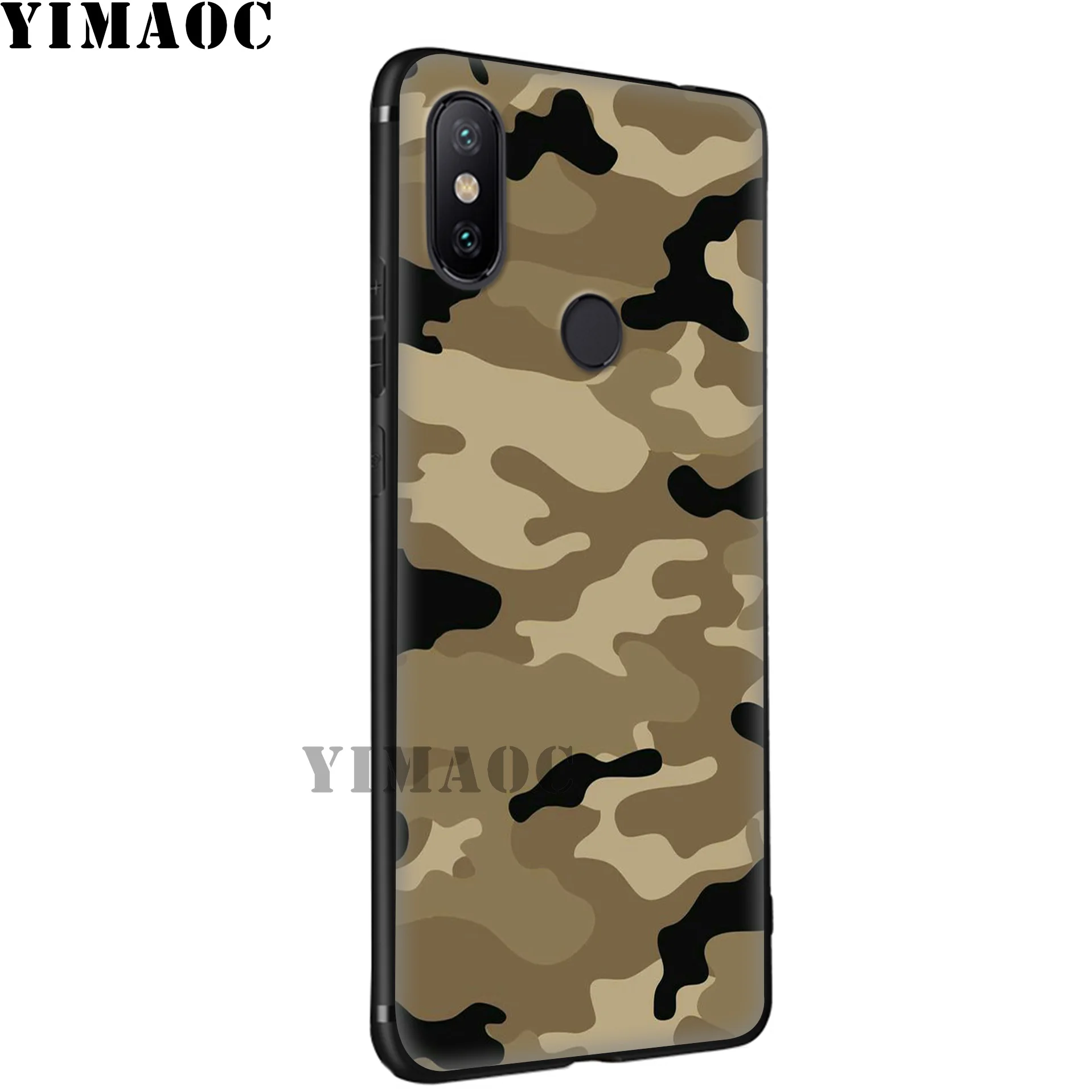YIMAOC Army Green Camouflage Soft Case for Xiaomi Mi 9T 9 8 Se 6 MAX 3 A1 A2 Lite MiA1 MiA2 CC9E CC9 6X 5X POCOPHONE F1 |
