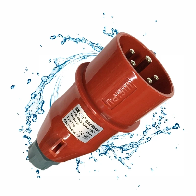 16A 5Pin industrial Implement Hide Direct Socket Connector TYP235 TYP5623 Concealed Installation Waterproof IP44 | Обустройство дома