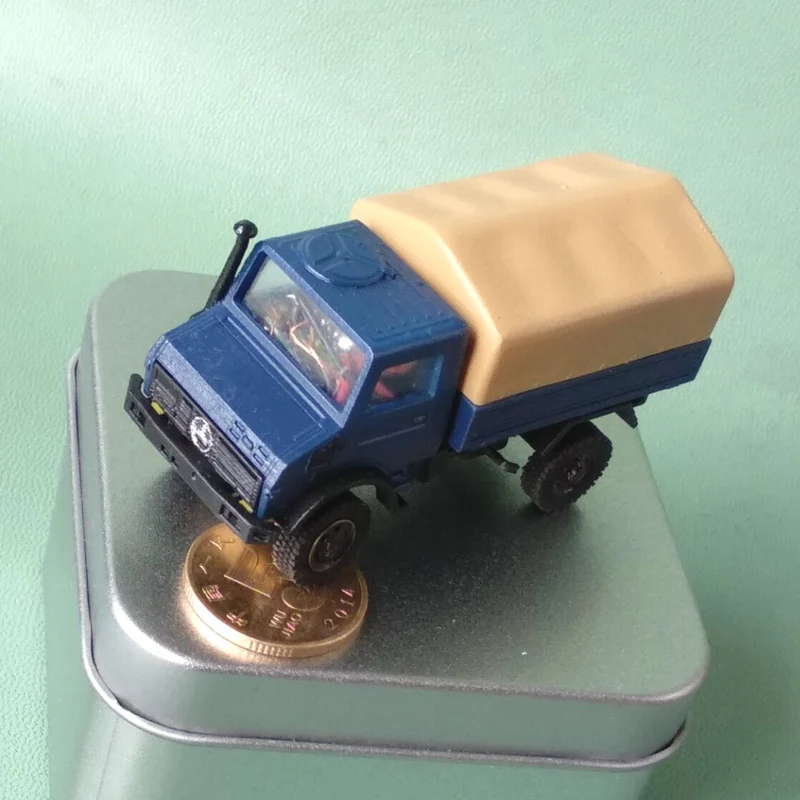 Dasmikro Das87 Das87E02 HO весы 1/87 4WD Unimog грузовик DIY Kit с белым корпусом