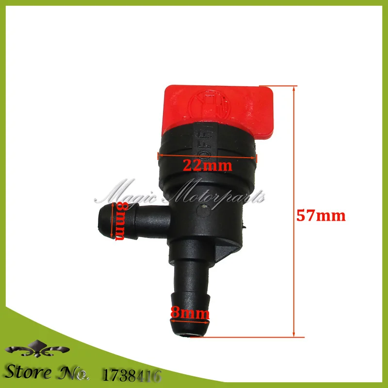 Клапан запорный для газового топлива 3x90 градусов 1/4 дюйма петух Tecumseh 35857 Briggs Stratton