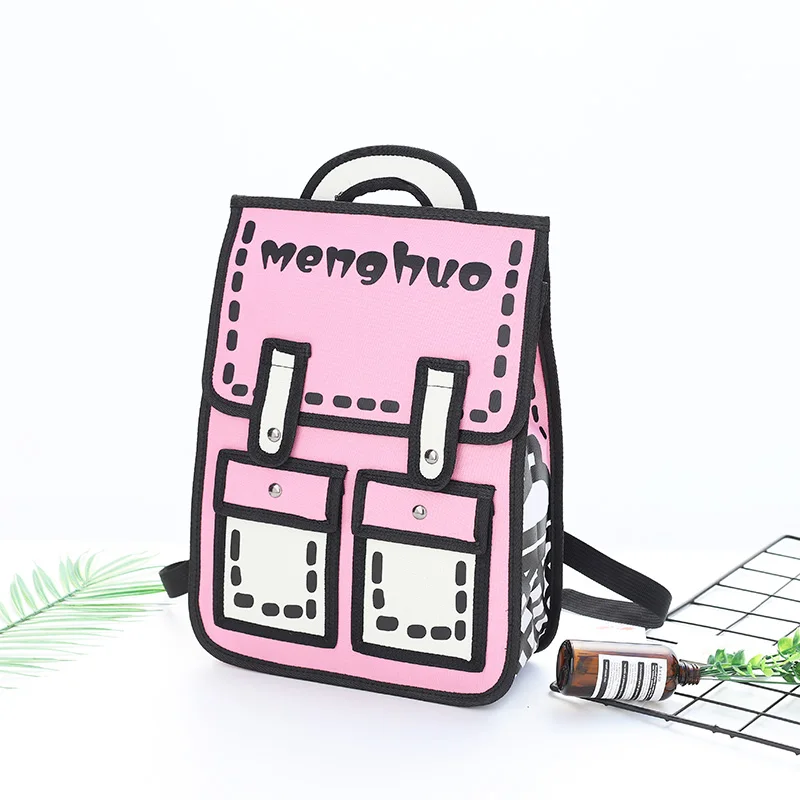 2018 новые модные женские туфли рюкзаки Винтаж квадратных элемент canvas женская