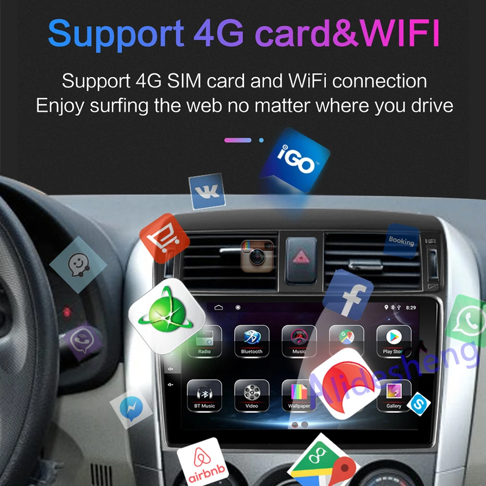 4G Android 8 1 автомобильный мультимедийный плеер для MITSUBISHI PAJERO V97 2006 2007 2008 2009 2010 2011 2din