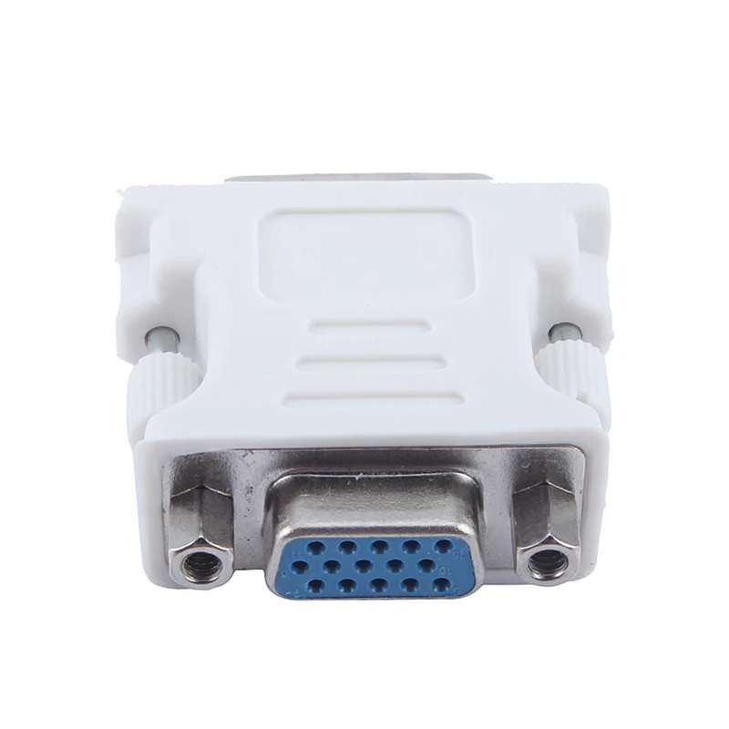 DVI-I 24 + 5 Pin DVI к VGA 15 папа женскому видео конвертер адаптер для ПК ноутбука |