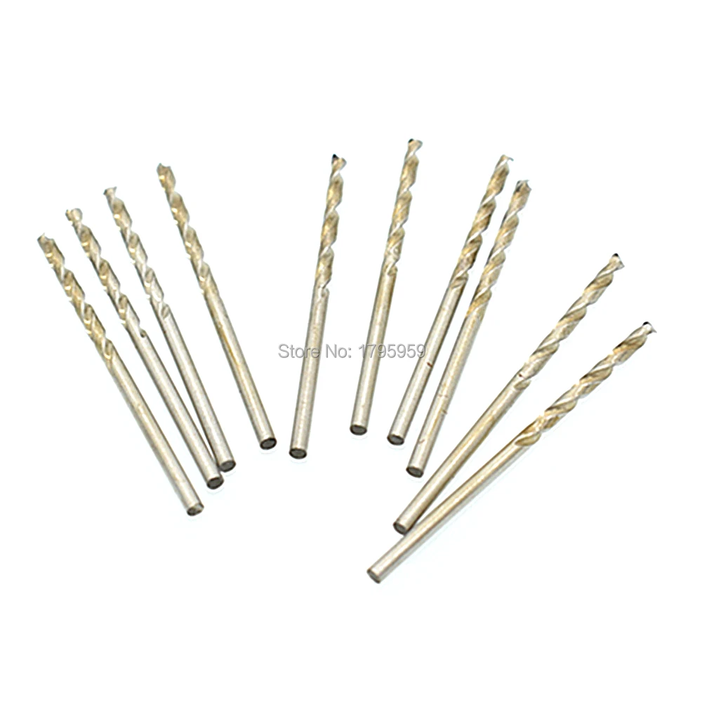 10pcs 2.3mm Mini Twist Spiral Drill Bits Set Micro High Speed Steel Straight Shank PCB Drills Bit For Electrical Tool | Инструменты
