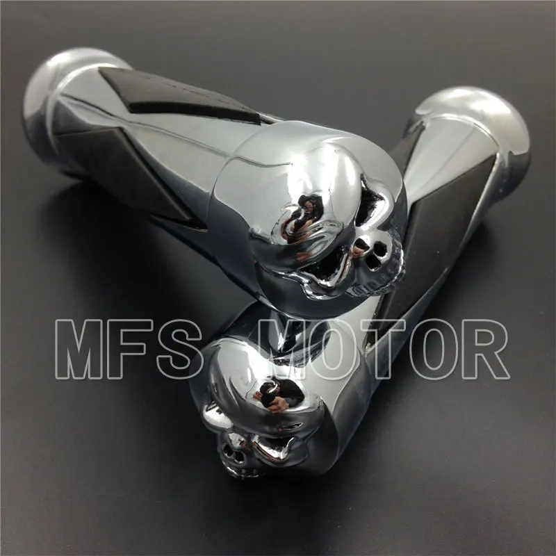 Мотоциклетная ручка для Honda Shadow Magna VTX 1300 1800 Goldwing GL 1200 1500 Skull Diamon|motorcycle hand grip|motorcycle