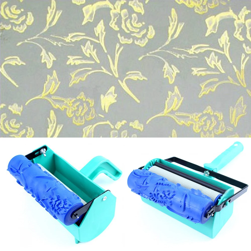 Новый 3D ролик для украшения обоев инструменты стен покраски резиновый без ручки 7