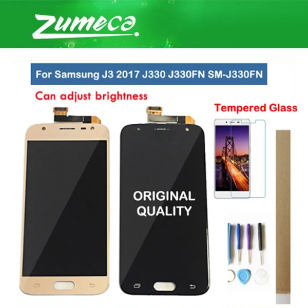 Оригинальное качество для Samsung Galaxy J3 2017 J330 J330F SM ЖК дисплей + сенсорный экран