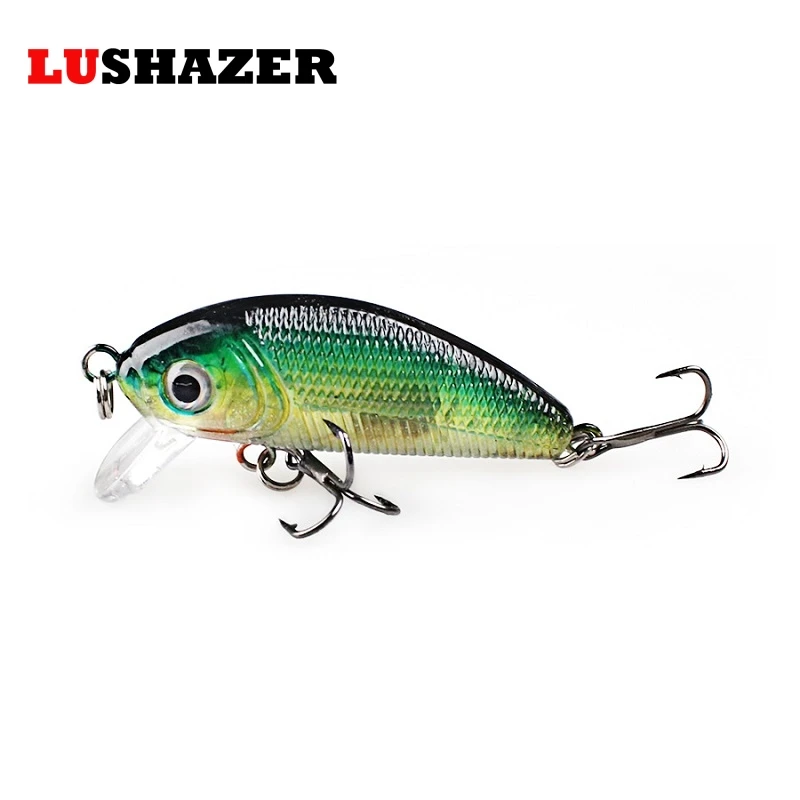 5 шт./лот LUSHAZER Minnow рыболовные приманки гольян приманка 4,5 см 4,7 г для ловли карпа isca искусственная приманка для окуня рыболовные снасти с коробкой