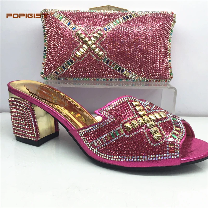 Новинка 2019 года летний комплект из туфель и сумочки в африканском стиле для