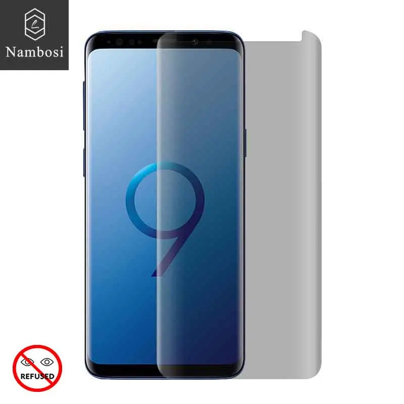 Защитная пленка для экрана samsung Galaxy S8 S9 Plus антишпионское закаленное стекло |