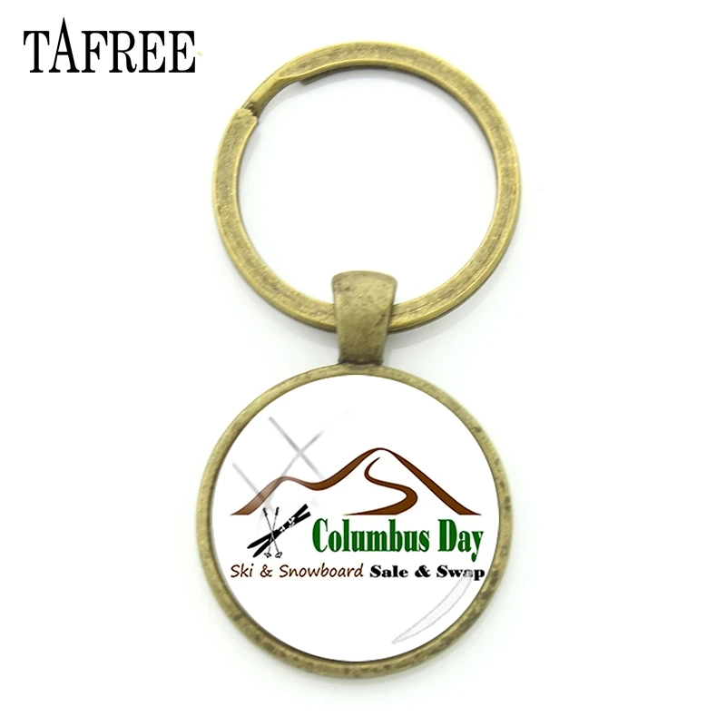 Цепочка для ключей TAFREE в стиле колонна, для катания на лыжах и сноуборде