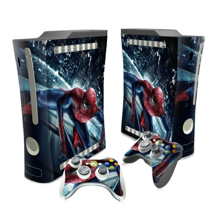 TN-XB360-1009 Винил ПВХ для Xbox 360 жира консоли и 2 шт. контроллеры крышка стикера кожи всего тела - Цвет: TN-XB360-1009