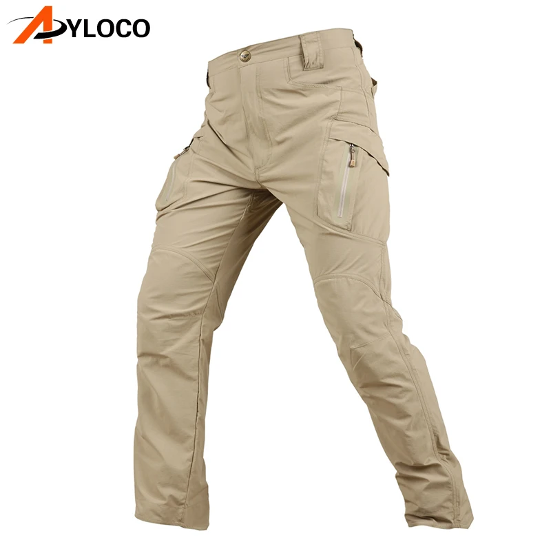 

Брюки-карго IX9 мужские тактические, Воздухопроницаемые быстросохнущие штаны в стиле милитари, уличные походные армейские штаны, весна