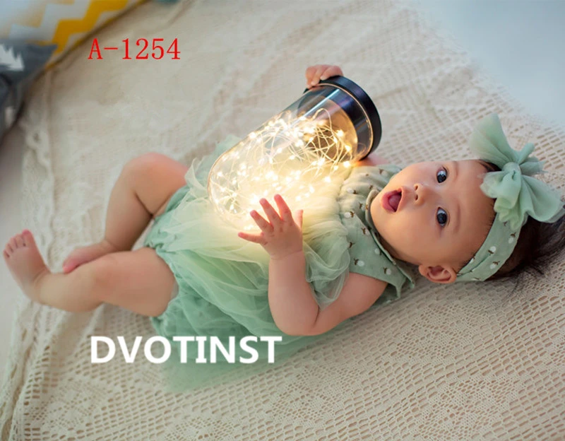 Dvotinst реквизит для фотосъемки новорожденных наряды шапка маленьких девочек и