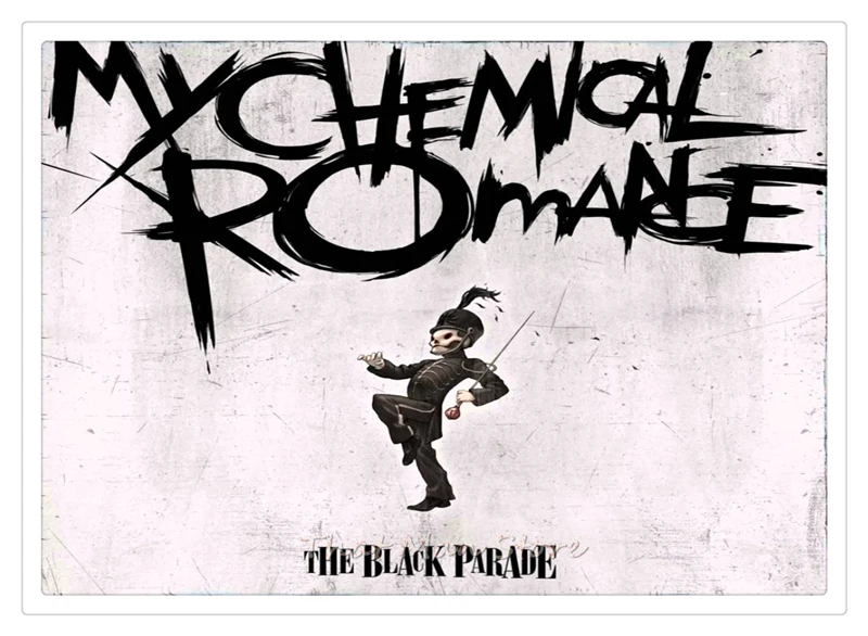 My Chemical Romance Американский панк-рок-группа ВИНТАЖНЫЙ ПЛАКАТ белая крафт-бумага ретро кафе домашний декоративный настенный плакат 42*30 см