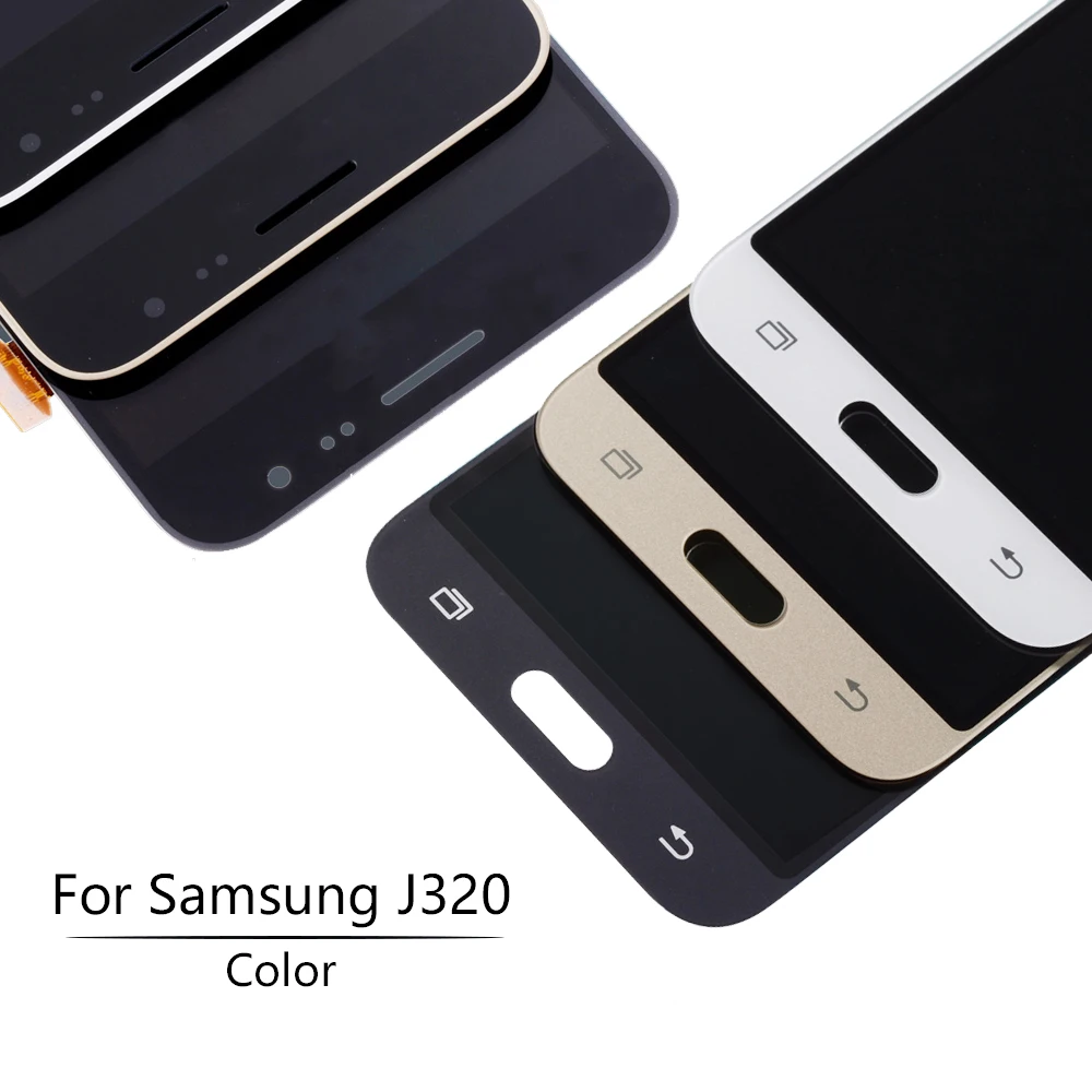ЖК дисплей Super AMOLED 5 0 для SAMSUNG Galaxy J320 с сенсорным экраном и дигитайзером J3 2016 J320F J320H