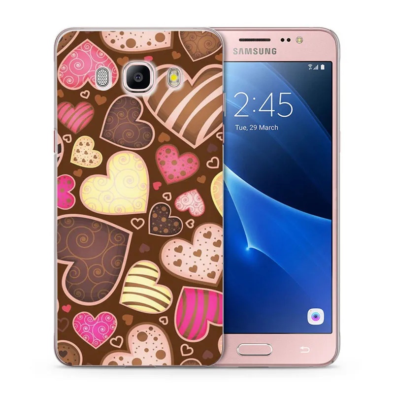 ТПУ Роскошный чехол для Samsung Galaxy A3 A5 2015 2016 S3 S8 S9 Puls S7 Edge дизайн любовь множество