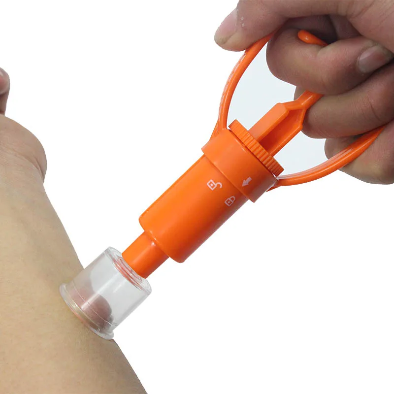 PSKOOK Poison Venom Extractor Outdoor Emergency Kit Survival Whistle Travel Snake Spider Bite Rescue Tool First Aid Medical Pump | Спорт и