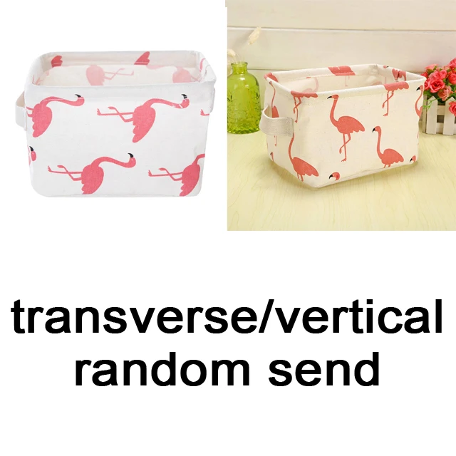 Folding Storage Baskets Home Laundry Basket Cotton Linen Holder Children Toy Container Desktop Cosmetic Makeup Organizer | Дом и сад