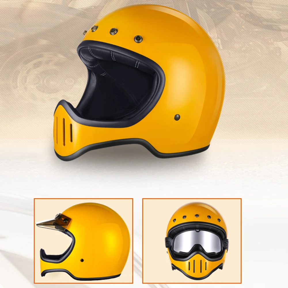 AMZ Стекловолоконный мотоциклетный шлем для мужчин Casco мотокросса Capacete Байкерский