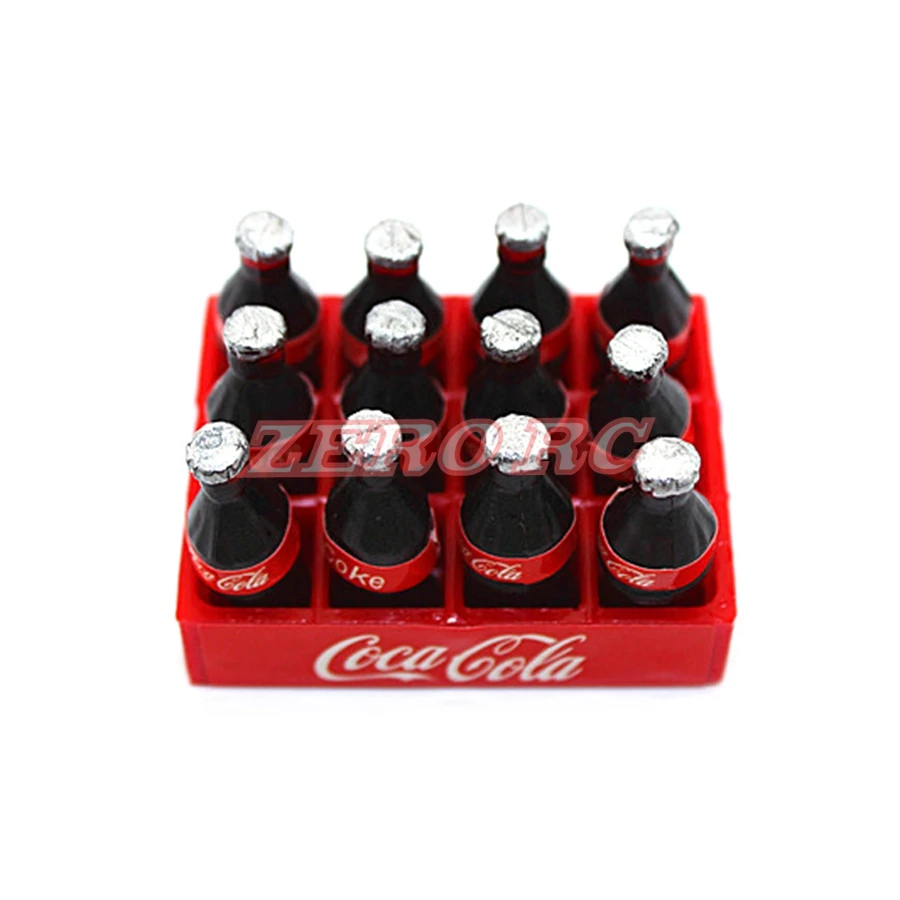 RC 1/10 весы аксессуары для грузовиков реалистичный пластиковый кокс с бутылкой