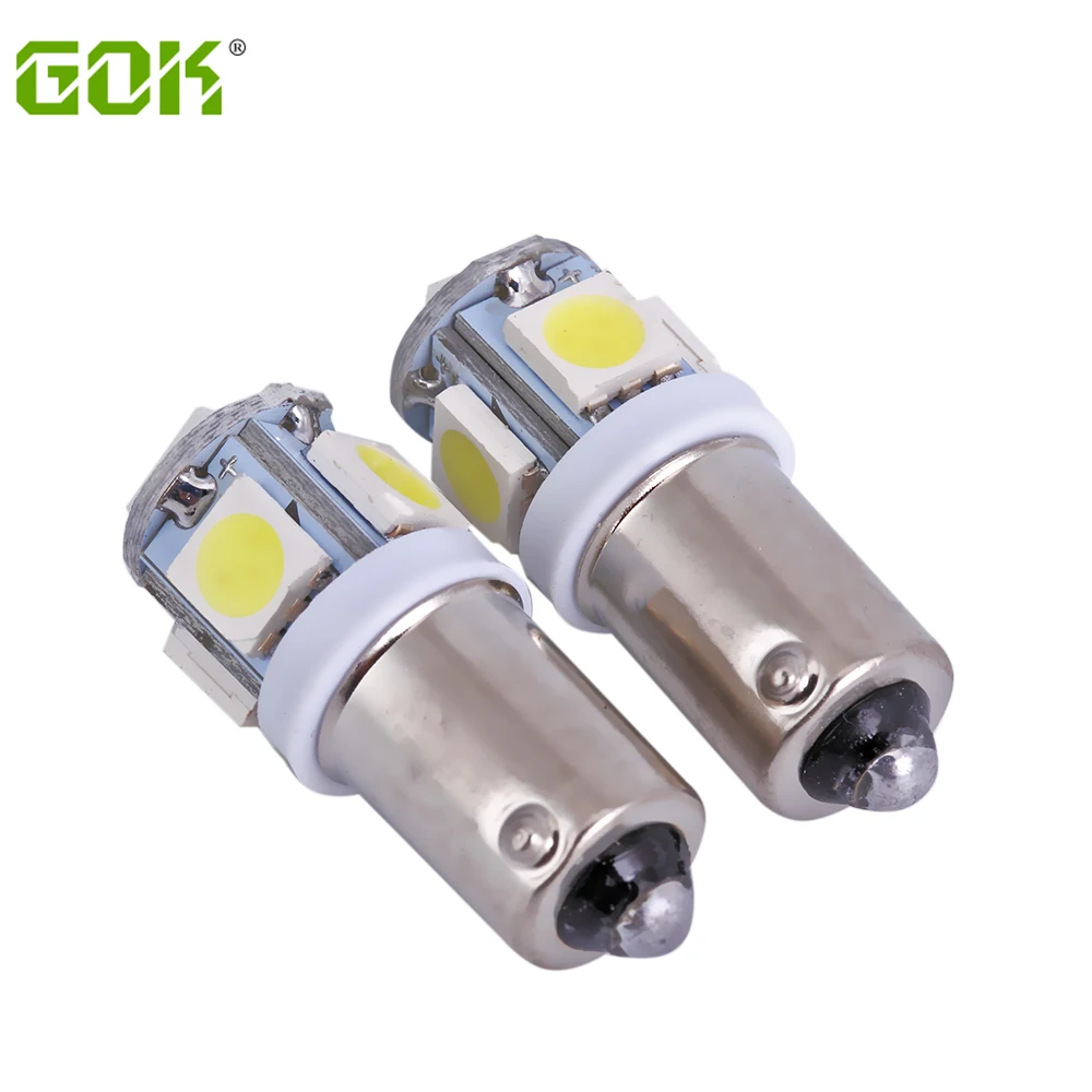 10 шт. BA9S T4W H16W SMD LED 5smd 5led световой индикатор автомобиля Интерьер Клин для лампочек