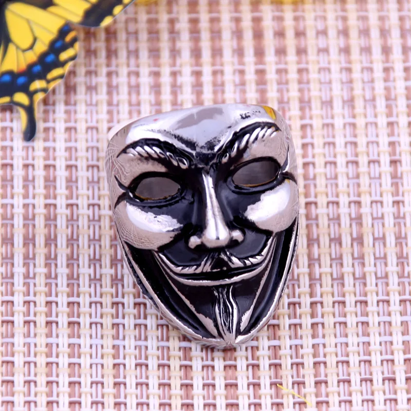 Кольцо в стиле панк из нержавеющей стали забавное кольцо Joker Face для друга|Кольца| |
