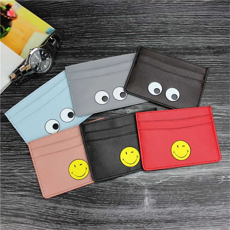 

Fashion Little Monster Card Holder Case PU Leather Pocket Pouch Business Travel Card Wallets For ID Credit Card Cardholder Bag