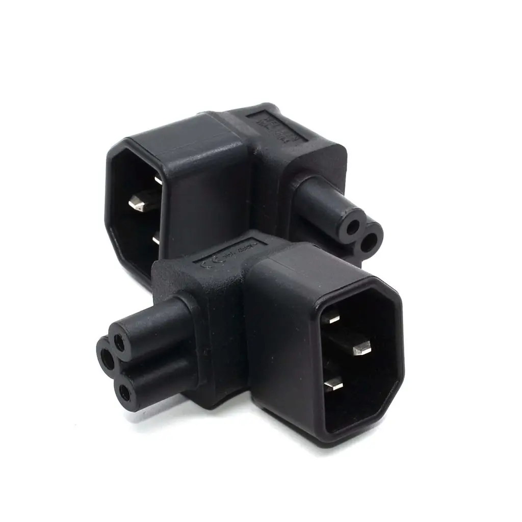Угловой адаптер IEC 320 C14 в C5 угловой преобразователя 320|angle|angle adapter |