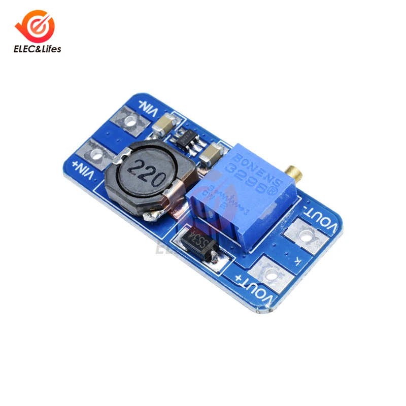 MT3608 2A Max DC-DC Повышающий Модуль питания усилитель мощности 36 мм* 17 мм* 14 мм