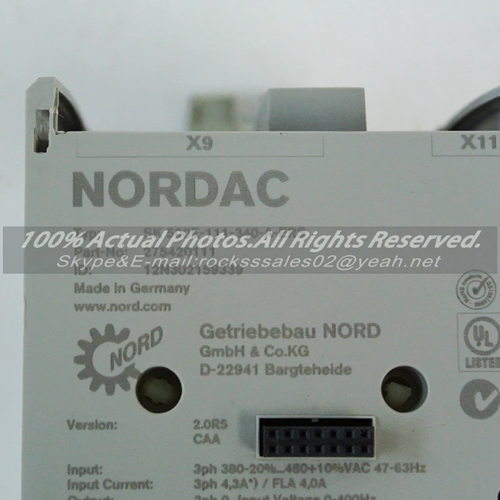 NORDAC инвертор SK500E-111-340-A-ERS используется в хорошем состоянии с бесплатной DHL/EMS |