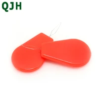 qjh 12pcs new plastic automatic easy needle threader wire stitch insert craft helpful elderly guide sewing tool