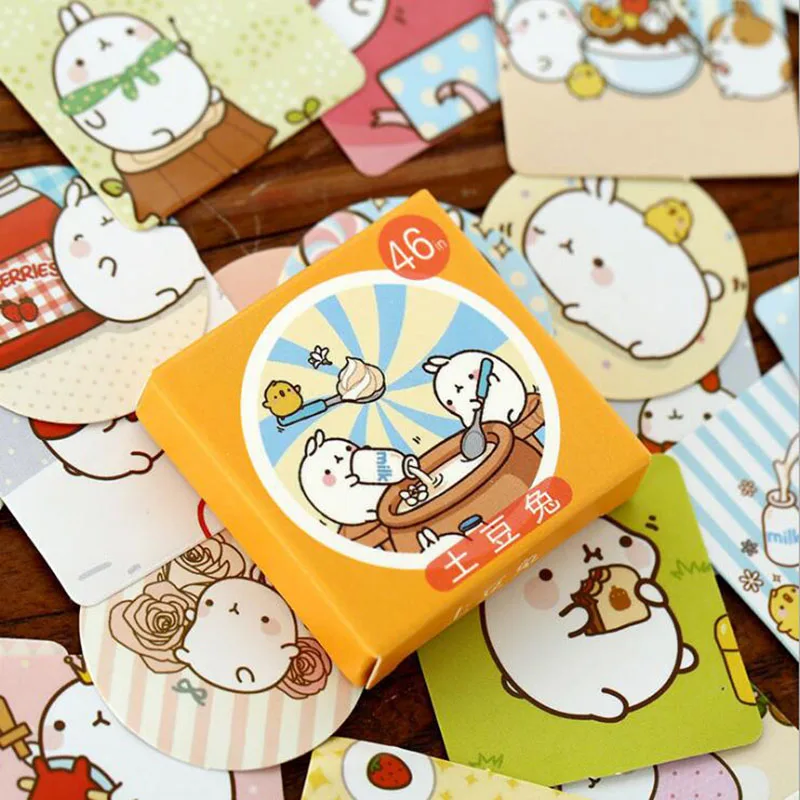 46 мешков милые украшения для коробки альбом наклеек дневник путешествий сделай