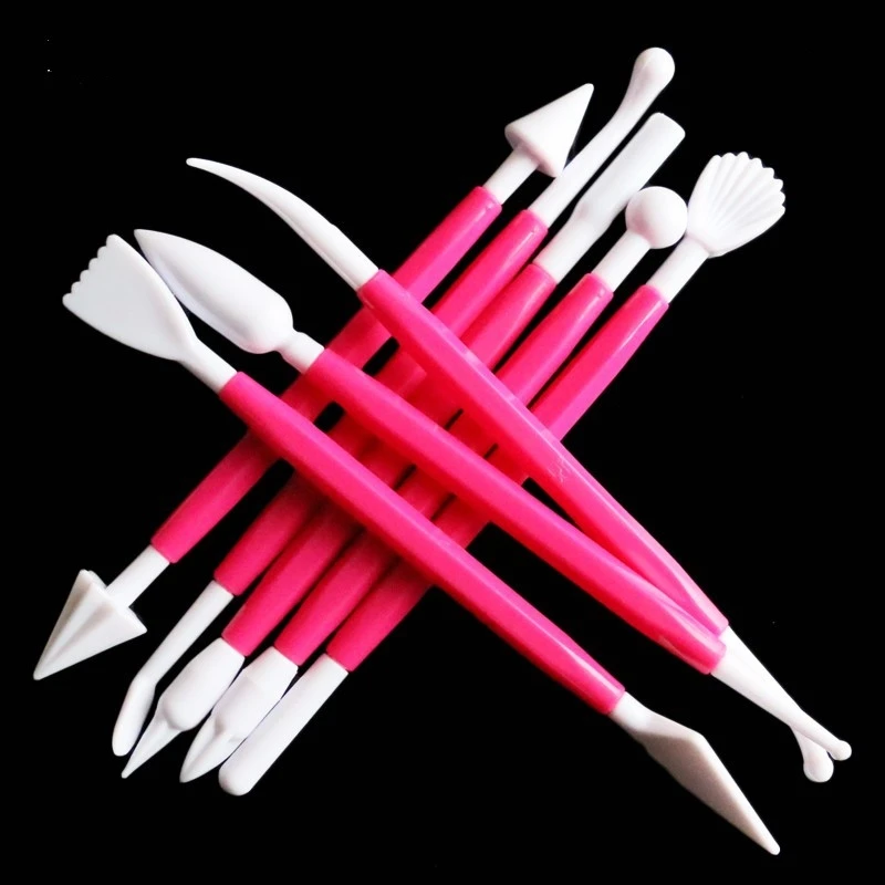 8pcs/Lot 16 Patterns Fondant Cake Decorating Flower Sugar Craft Modelling Tools Clay Tool Free Shipping | Дом и сад