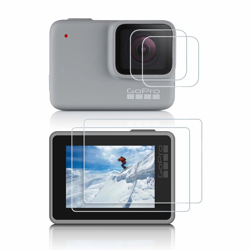 Защитная пленка для экрана Совместимость с GoPro Hero 7 2X ЖК экран закаленное стекло