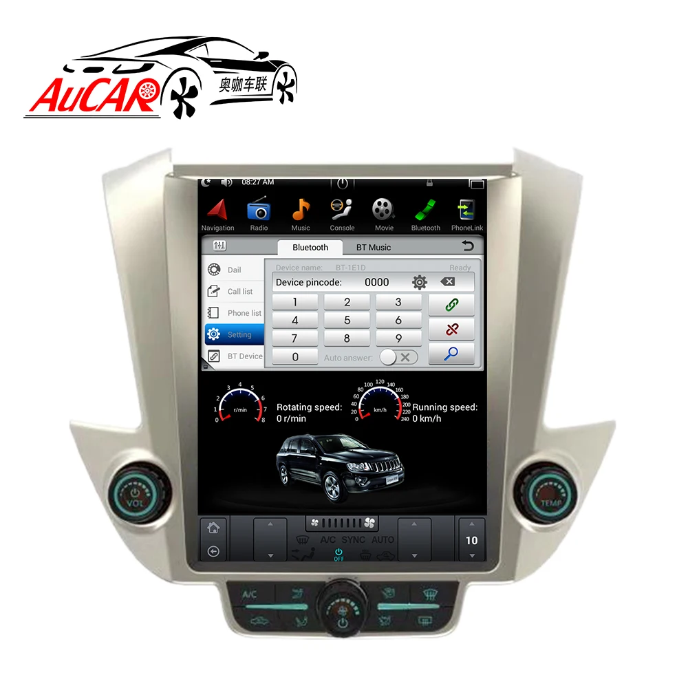 Автомагнитола AuCAR Tesla 12 1 дюйма Android 8 2 din DVD для GMC Yukon Chevrolet Tahoe Suburban 2015 2019 GPS навигация