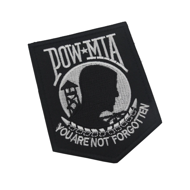 POW Миа нашивки для поднятия боевого духа тактический военный фанат крючок ручной