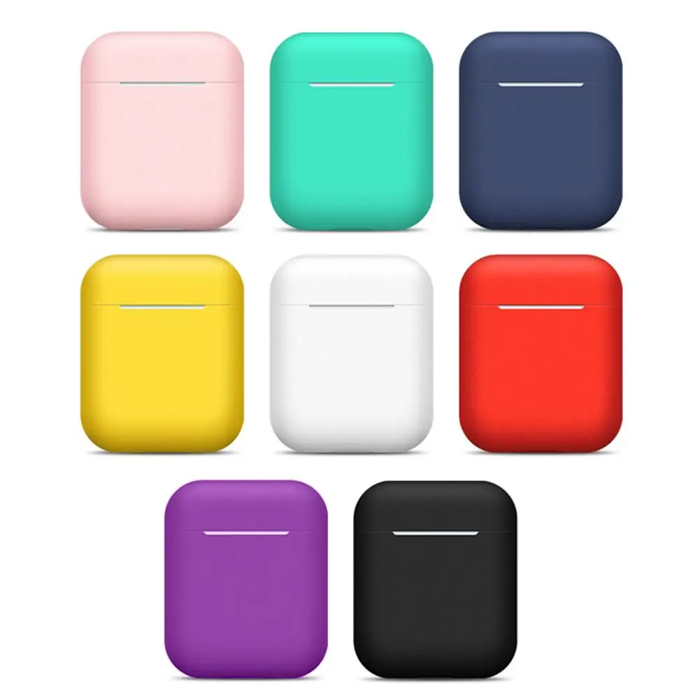 Новый Силиконовый Футляр для наушников Bluetooth чехол хранения AirPods сменный