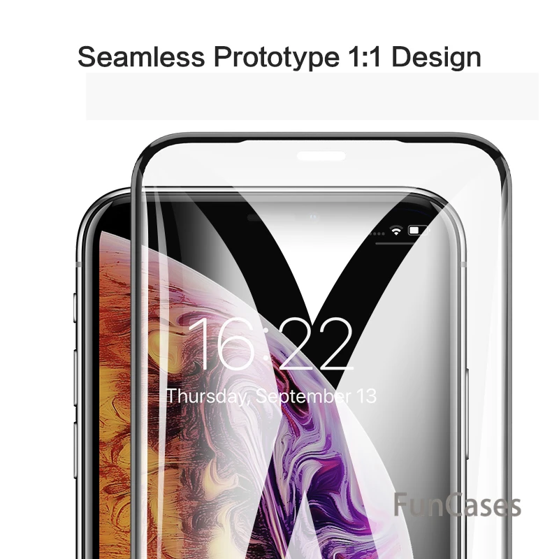 360 Оригинальное Защитное стекло для Apple iPhone XR чехол XS Max X R S Прозрачное закалённое