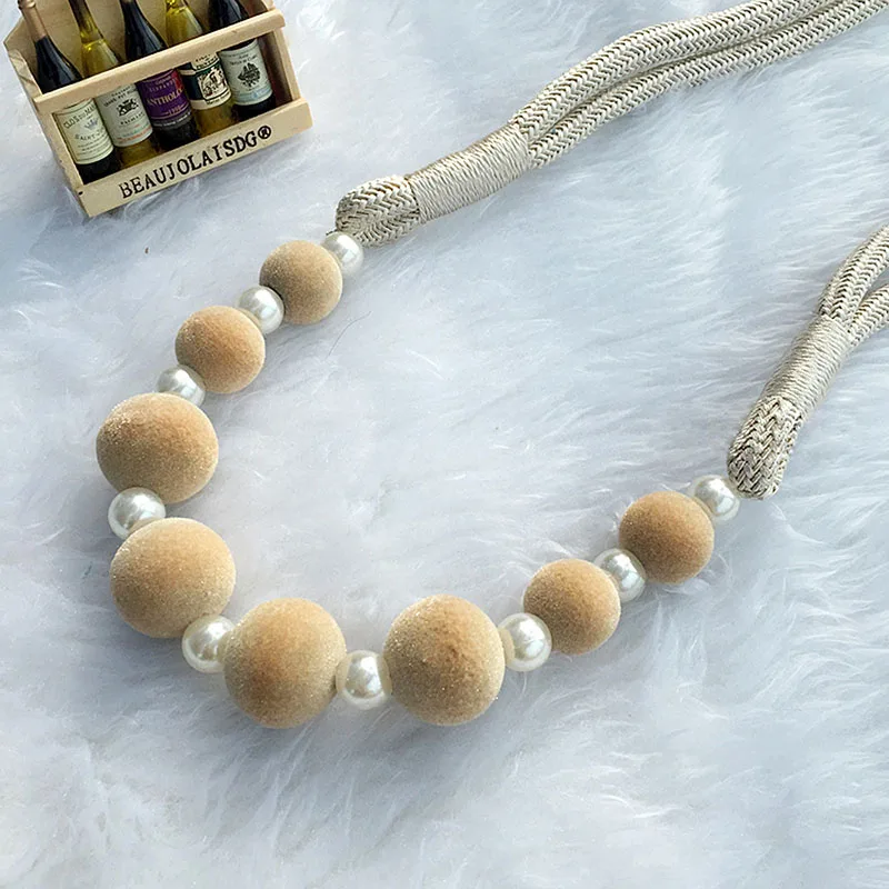 Home Decor festival party supplies holiday decoration decorative woolen curtain tieback tassels CP064B | Дом и сад