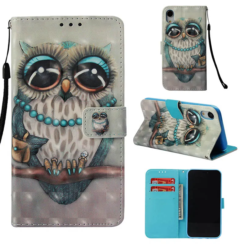 Gray Cat Ретро флип-чехол для iPhone XS Max Xr X 10 XS кожаный бумажник подставка чехол для samsung Galaxy Note 9 8 S9 Plus S9+ чехол Coque A21 - Цвет: Gray Cat