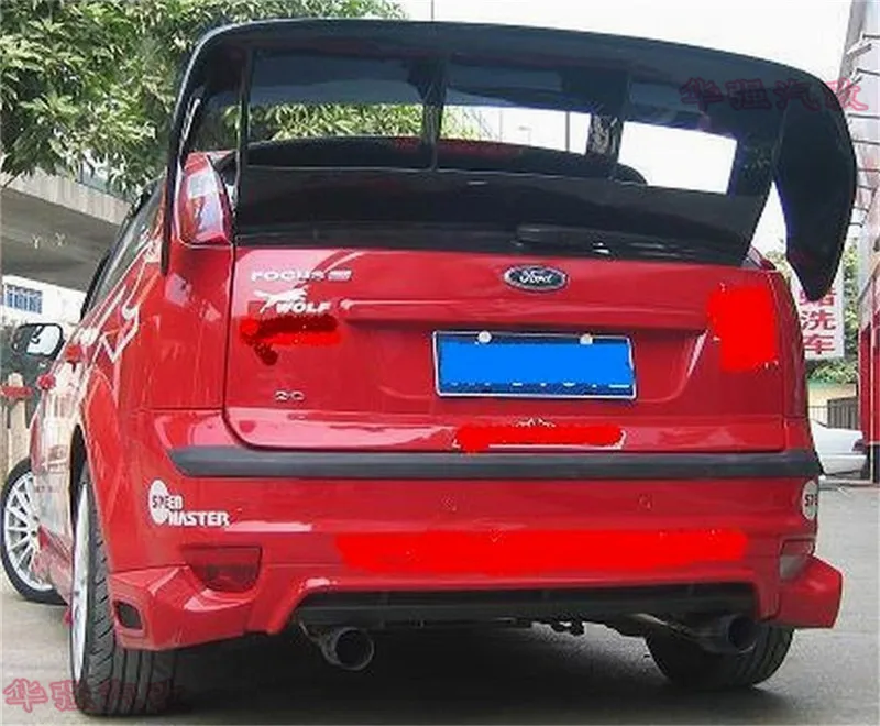 Подходит для FORD FOCUS WRC 05 07 модифицированное заднее крыло из углеродного волокна с