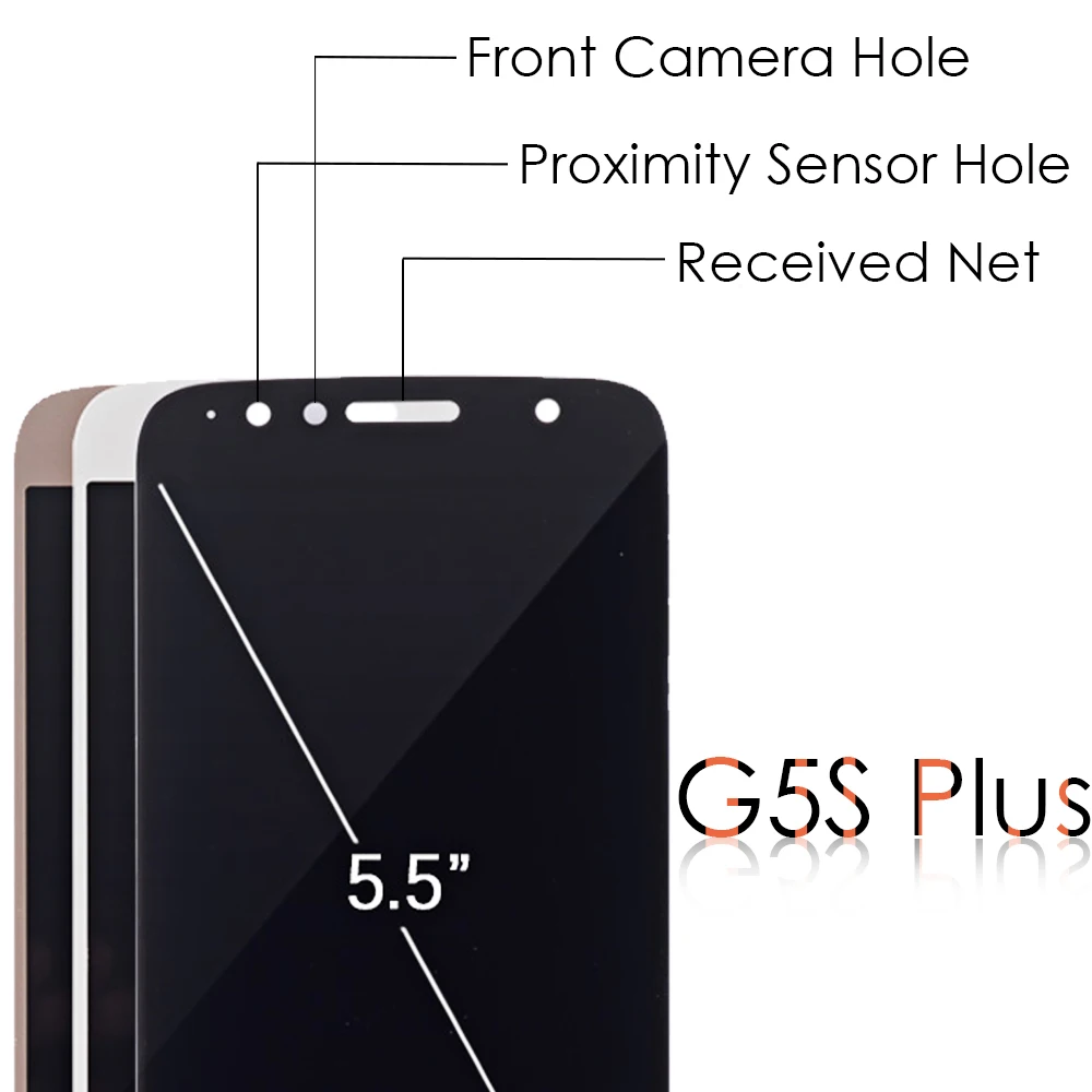 ЖК для Motorola Moto G5S Plus 5 дюймов дисплей XT1802 XT1803 XT1805 XT1086 кодирующий преобразователь