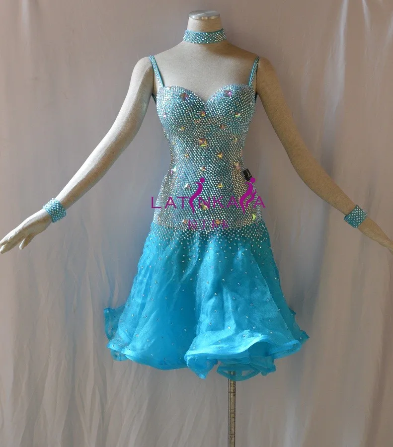 Женское танцевальное платье с бахромой для латинских танцев сальсы Танго самбы