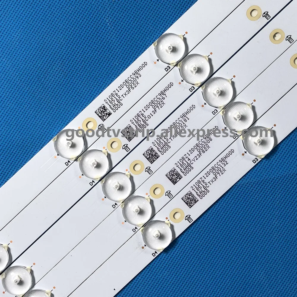 Светодиодный Подсветка 12 лампы Газа для Phi lips 43 &quotТВ LB43014 V0_00 TPT430U3 EQLSJ A.G 43PUS6501 43PUS6101