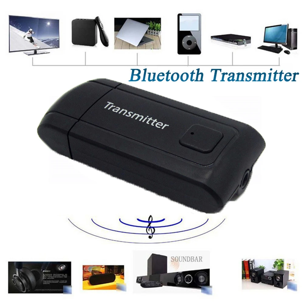 1 комплект, беспроводной bluetooth-передатчик, адаптер, стерео аудио, музыкальный адаптер с usb-разъемом, 3,5 мм, аудио кабель для ТВ-телефона, ПК, Y1X2